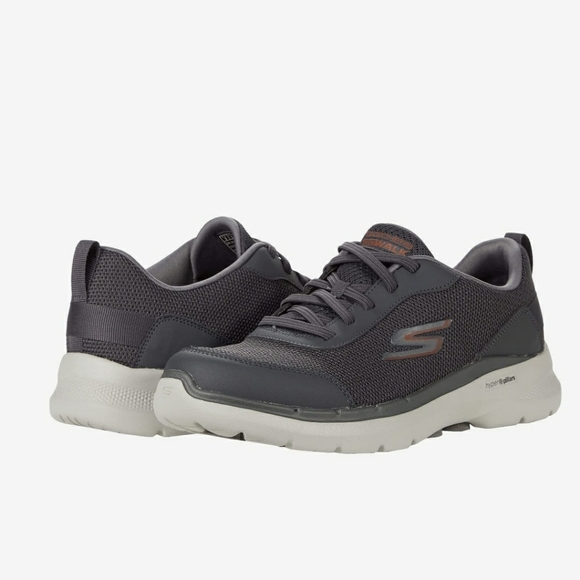 Skechers Go Walk 6 SneakersPerformance Bold Knight,Color Charcoal, Size 11.5 m main image 10